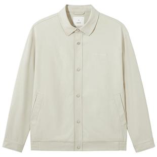 热风2025年秋季新款男士经典复古巴恩风教练员轻薄夹克挺括有型