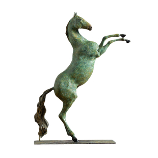 复古欧式战马摆件黄铜生肖家居客厅玄关办公桌装饰品小众高档礼品