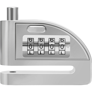 密码碟刹锁摩托车防盗4位密码自行车电动车机车防盗碟刹刹车盘锁