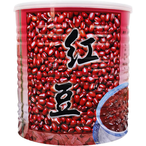 广州名忠糖水红豆罐头3.2kg罐装大罐 即食熟红豆奶茶店 甜品 明忠