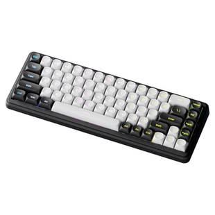 前行者V68静音办公键盘机械手感女生专用高颜值小配列RGB台式电脑