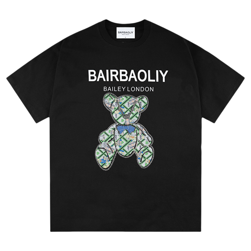BAIRBAOLIY小熊联名短袖