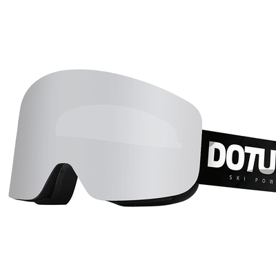 磁吸翻盖滑雪镜防雾防风登山成人