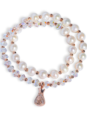 天然珍珠手链女转运珠手串