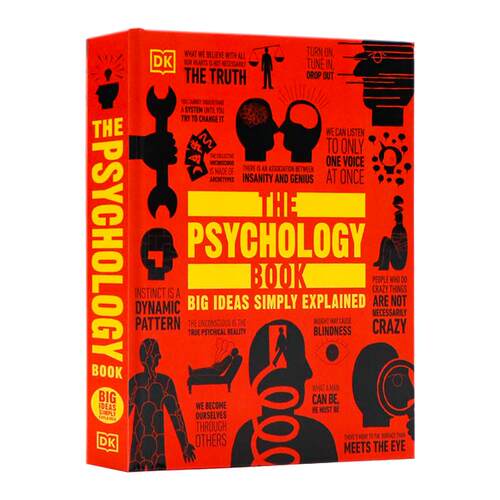 DK 人类的思想百科丛书 英文原版 心理学百科 The Psychology Book DK心理学百科图解 全彩精装版 Big Ideas Simply Explained