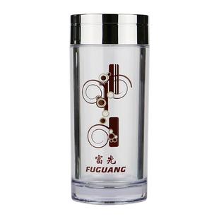 富光PC加厚塑料杯时尚男女士口杯儿童可爱太空水杯防摔透明杯子