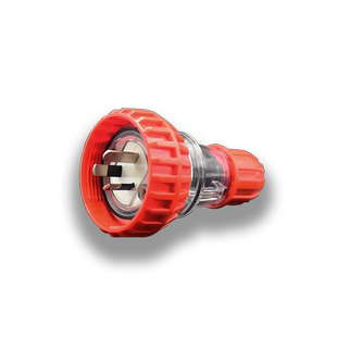 指印  10A国标户外防水防暴雨插头 草坪工业配套防水插座ZA66P310