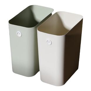 垃圾桶家用法式卫生桶轻奢客厅厨房卧室卫生间办公室厕所无盖纸篓