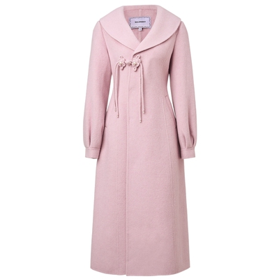 【奥莱】MAXRIENY中式雅韵复古毛呢大衣