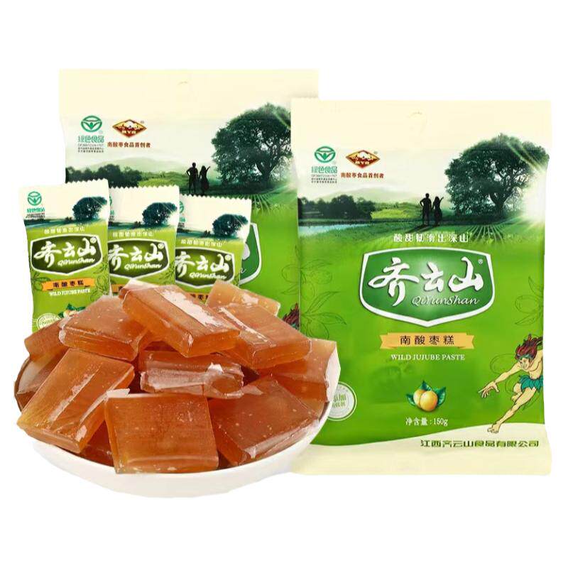 齐云山南酸枣糕正宗果糕袋装野生酸甜味孕妇儿童休闲零食江西特产