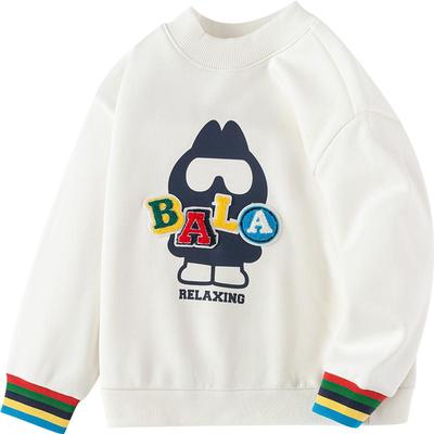 巴拉巴拉男童加绒卫衣宝宝打底衫