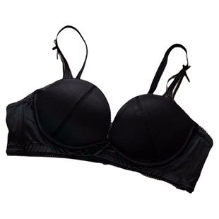 【珠光缎面】聚拢内衣女夏性感小胸显大文胸套装收副乳防下垂胸罩