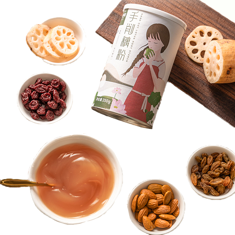 杭州老字号万隆果干食品纯藕粉
