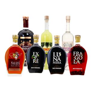 Tosolini托叔酒庄咖啡草莓柠檬味利口酒意大利原瓶进口配制酒洋酒