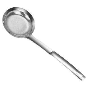 打沫勺304不锈钢漏勺加厚超细26cm滤油勺隔油勺密漏油格 过滤网筛