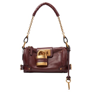 【明星同款】Chloe蔻依 25冬新款PADDINGTON小号粒面皮革帕丁顿包