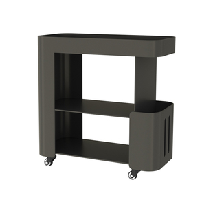 法式轻奢高级感客厅可移动小推车边几中古风沙发小茶几床头小边桌