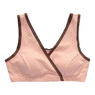 赠垫哺乳文胸纯棉舒适孕妇春秋季产后背心睡眠胸罩大码喂奶内衣