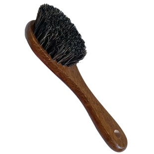 家用马鬃毛鞋刷软毛不伤鞋打鞋油刷子擦皮鞋护理刷真皮鞋除尘抛光