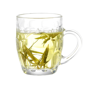 家用玻璃杯客厅喝水杯子办公室泡茶杯带把耐高温开水杯大容量水杯