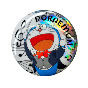 哆啦A梦大雄的地球交响乐角色徽章盲盒马口铁吧唧动漫电影周边