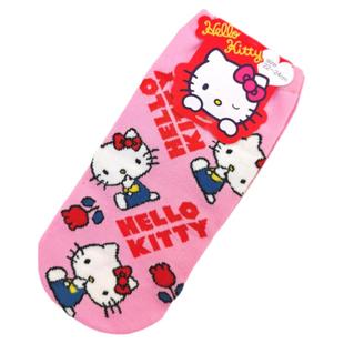 卡通女袜动漫棉短袜KT猫春秋四季可爱船袜美乐蒂25元包邮