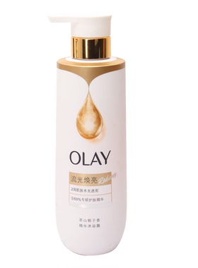 新款~OLAY精华沐浴露乳液烟酰胺鎏金男女士水光透亮流金瓶沐浴乳