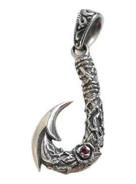 进口款男女通用款镶嵌镰刀吊坠