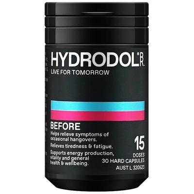 Hydrodol氨基酸解酒片小黑盒快速醒酒神器酒前养护胃肝防宿醉30粒