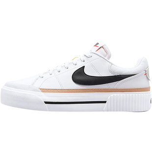 Nike/耐克官方正品女子时尚舒适运动休闲厚底耐磨板鞋DM7590-100