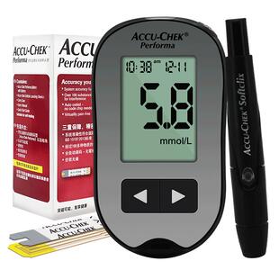 罗氏血糖测试仪家用卓越精采金采试纸测血糖试纸进口智航血糖仪
