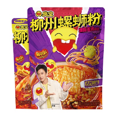 臭宝柳州螺蛳粉方便速食2袋