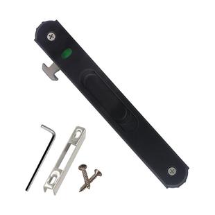 断桥铝90单面调节门窗勾锁窗锁铝合金钩锁推拉移动门锁单双面锁扣