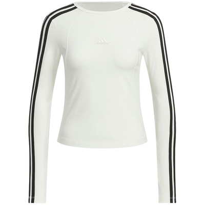 adidas阿迪达斯新款女生运动休闲套头卫衣修身薄款舒适内搭JW4643