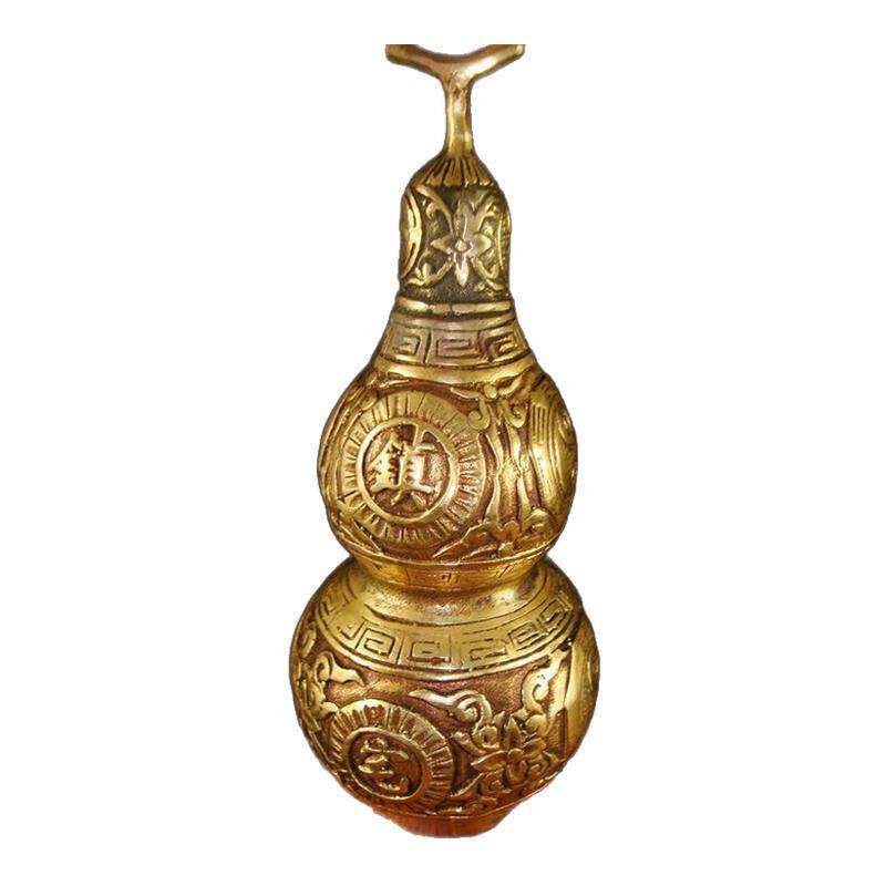 铜葫芦风水摆件中号家居装饰品客厅摆件八卦葫芦镇宅之宝招财