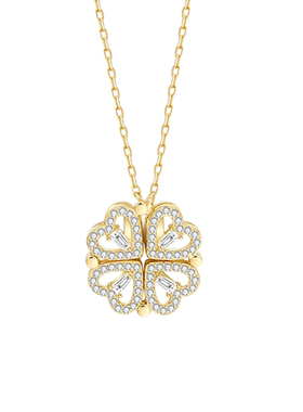 轻奢小众爱心一款多戴幸运四叶草