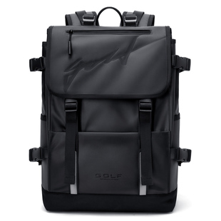 GOLF双肩包男士15.6英寸笔记本电脑背包时尚休闲大学生书包旅行包