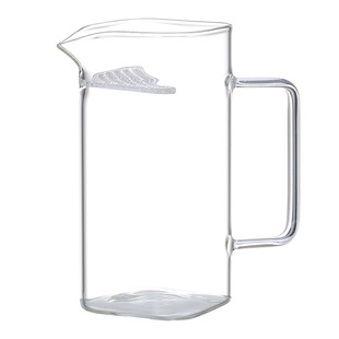 绿茶泡茶器加厚玻璃公道杯茶漏一体分茶器月牙过滤茶杯泡茶壶茶具