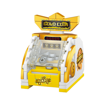 潮玩玩具推币机模型积木