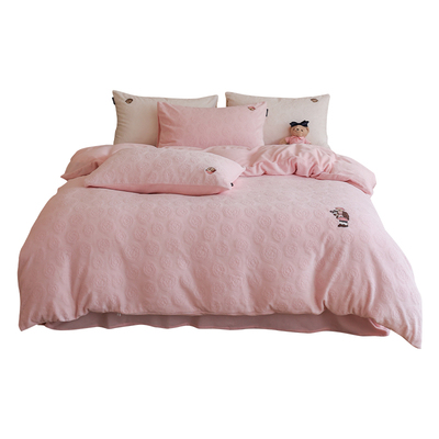 TeenieWeenie小熊牛奶绒四件套