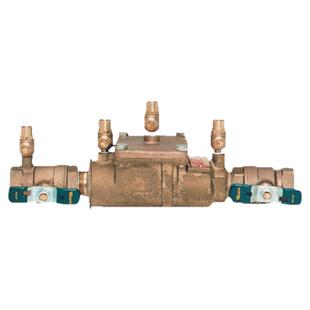 美国WATTS沃茨双止回倒流防止器007-QT青铜防反虹吸和背压回流6分