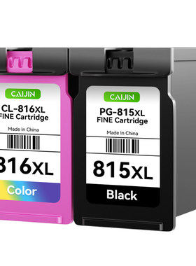 才进佳能PG-815墨盒黑彩色iP2780 MP236 MP288打印机墨水IP2788 MP259 498原装MX348 358 368 418 428 CL-816