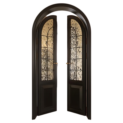 拱形门客厅美式对开门法式门