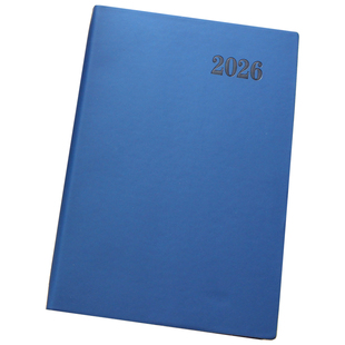 2026年A5效率手册B5软皮本一天一页日历记事本商务笔记本定制LOGO