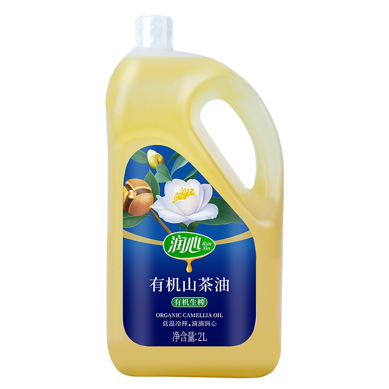 有机山茶油润心茶籽油物理压榨