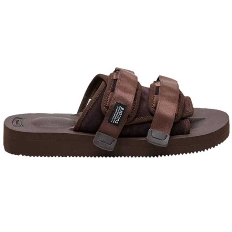 Suicoke Moto-VS Brown 男款时尚百搭舒适减震平底凉拖鞋
