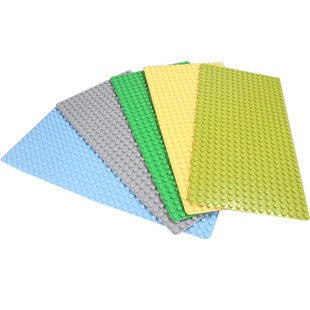 乐高兼容底板超大号通用大颗粒小颗粒地板公路拼装玩具积木墙定制