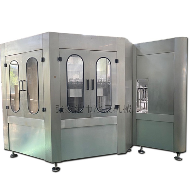 汽水碳酸饮料灌装生产线设备 气泡水含气饮料全自动三合一灌装机