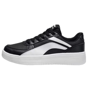 李宁男鞋低帮板鞋春夏新款黑色鞋子休闲鞋男士透气轻便软底运动鞋