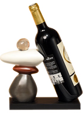 时来运转红酒架酒柜摆件